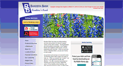 Desktop Screenshot of banderabank.com