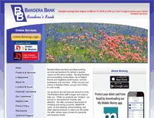 Tablet Screenshot of banderabank.com